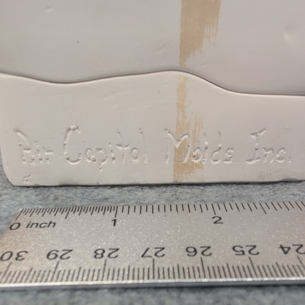 Santa House Mold Cast Plaster Ceramic‎ Bisque Christmas Ornament Craft - Picture 5 of 5